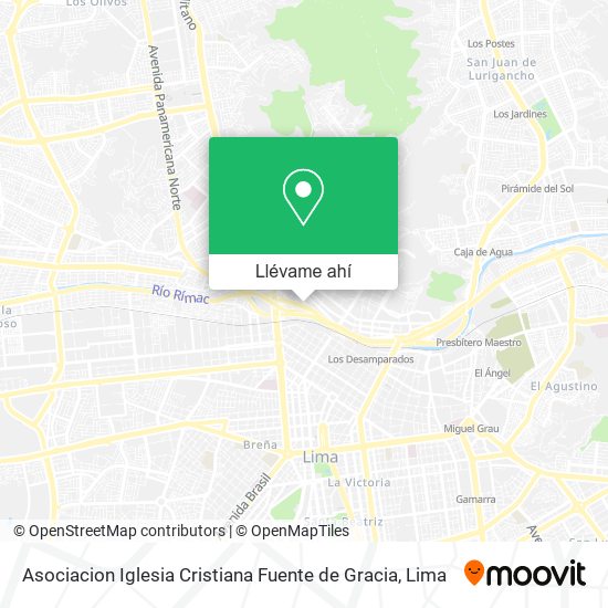 Mapa de Asociacion Iglesia Cristiana Fuente de Gracia