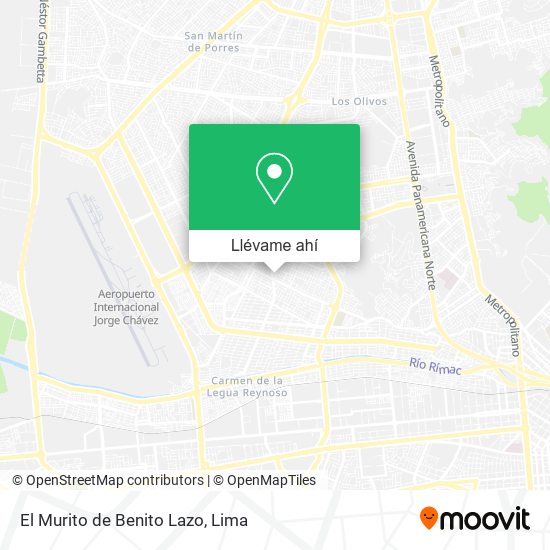 Mapa de El Murito de Benito Lazo