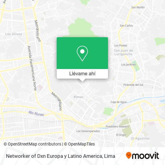 Mapa de Networker of Dxn Europa y Latino America