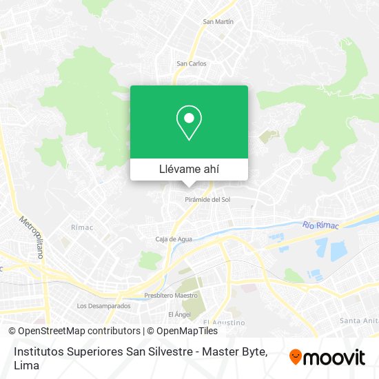 Mapa de Institutos Superiores San Silvestre - Master Byte