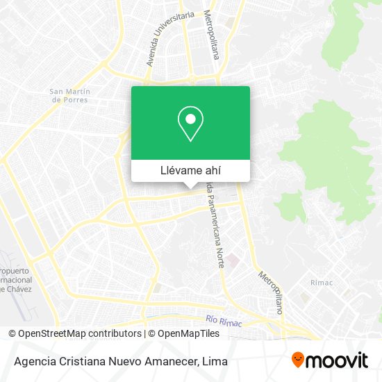 Mapa de Agencia Cristiana Nuevo Amanecer