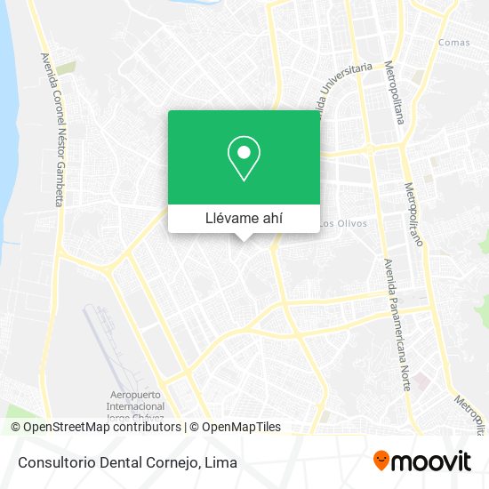 Mapa de Consultorio Dental Cornejo