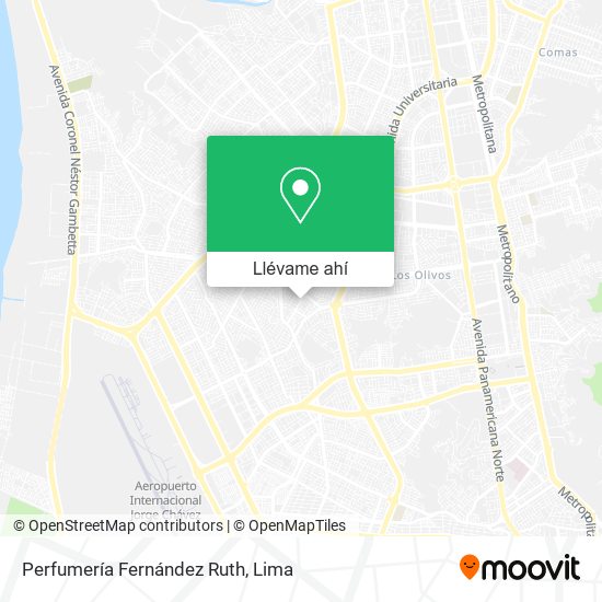 Mapa de Perfumería Fernández Ruth
