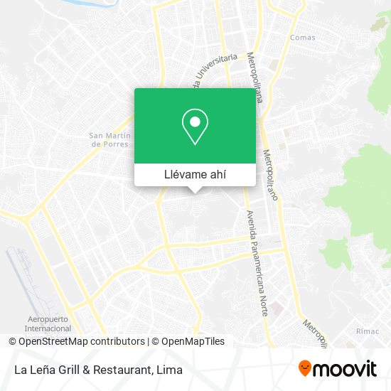 Mapa de La Leña Grill & Restaurant
