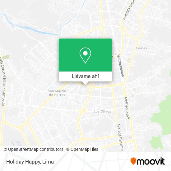 Mapa de Holiday Happy