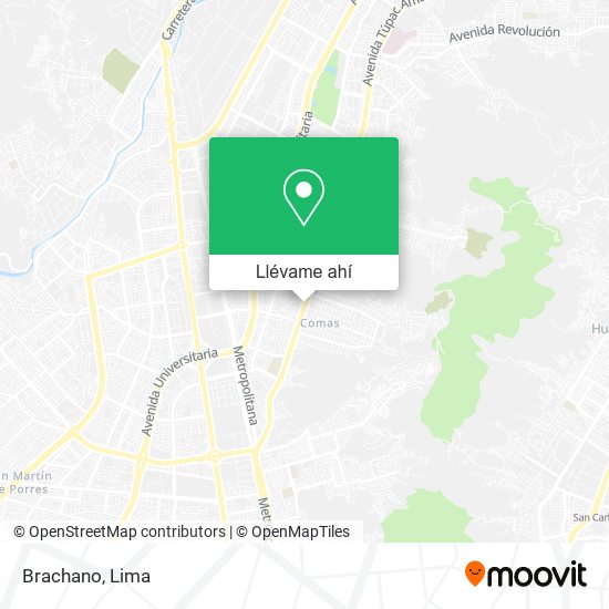 Mapa de Brachano