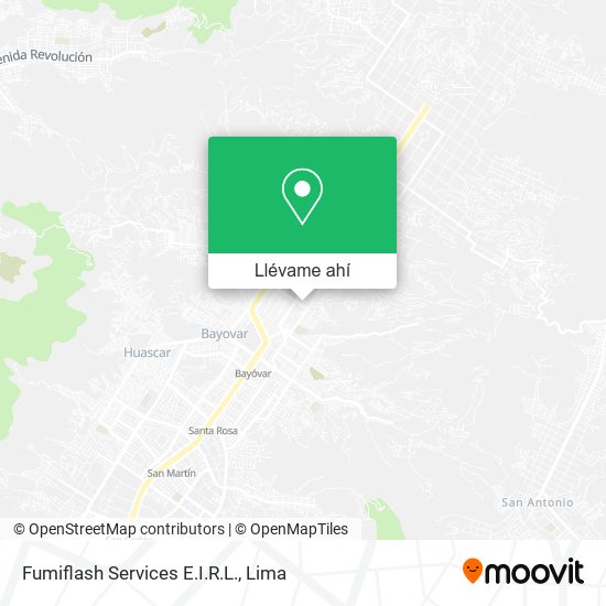 Mapa de Fumiflash Services E.I.R.L.