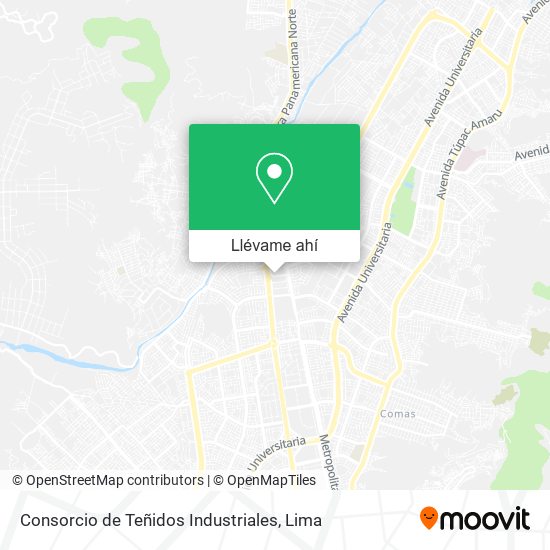 Mapa de Consorcio de Teñidos Industriales