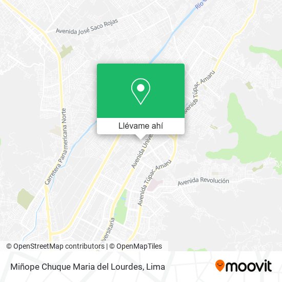 Mapa de Miñope Chuque Maria del Lourdes