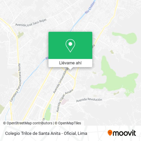 Mapa de Colegio Trilce de Santa Anita - Oficial