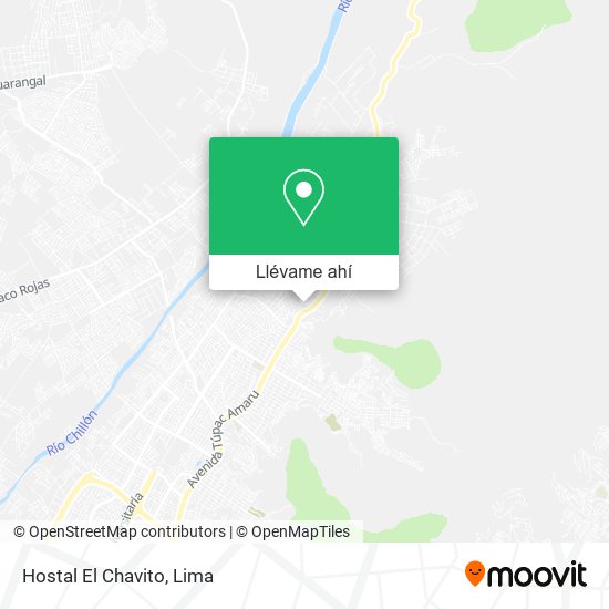 Mapa de Hostal El Chavito