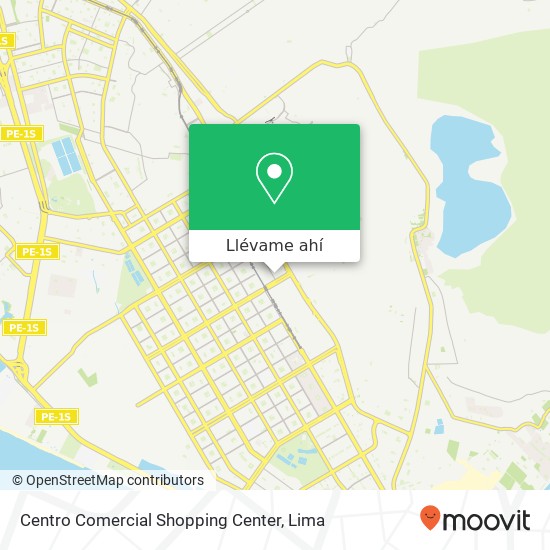 Mapa de Centro Comercial Shopping Center