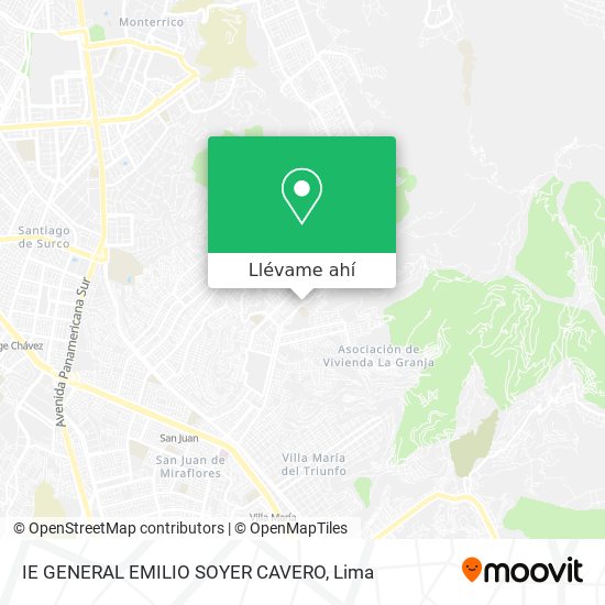 Mapa de IE GENERAL EMILIO SOYER CAVERO