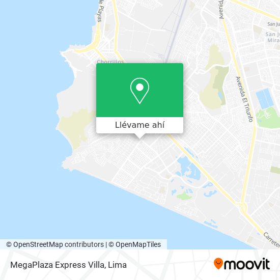 Mapa de MegaPlaza Express Villa