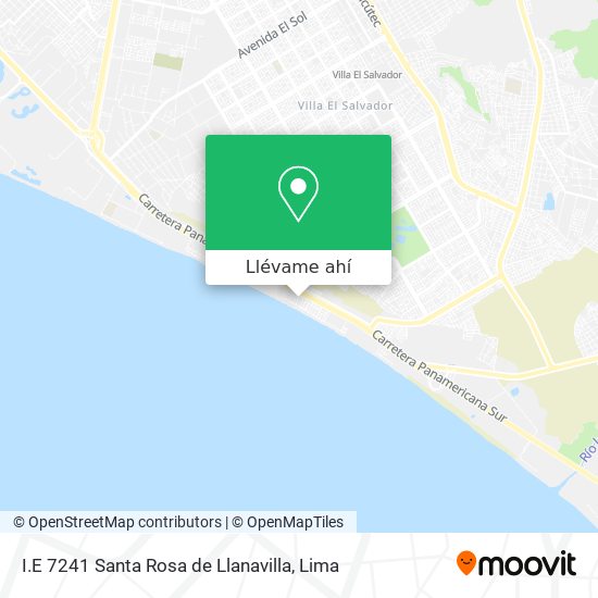 Mapa de I.E 7241 Santa Rosa de Llanavilla