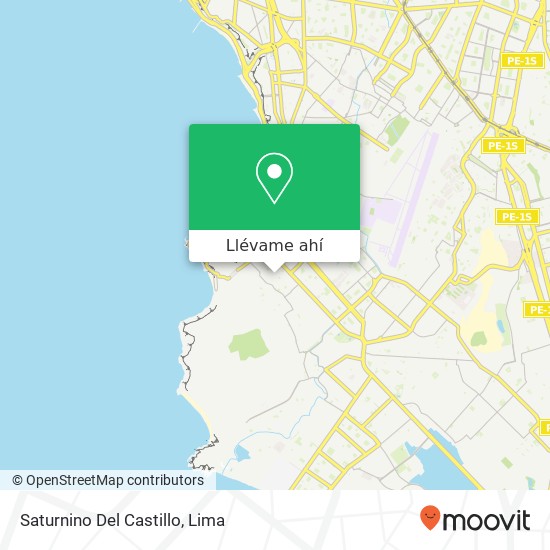 Mapa de Saturnino Del Castillo