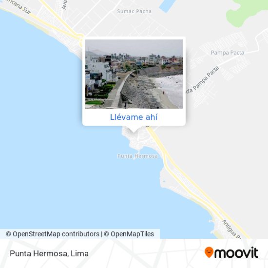 Mapa de Punta Hermosa