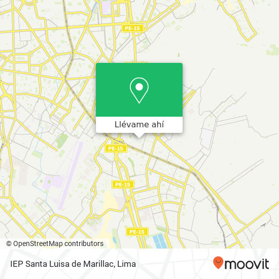 Mapa de IEP Santa Luisa de Marillac