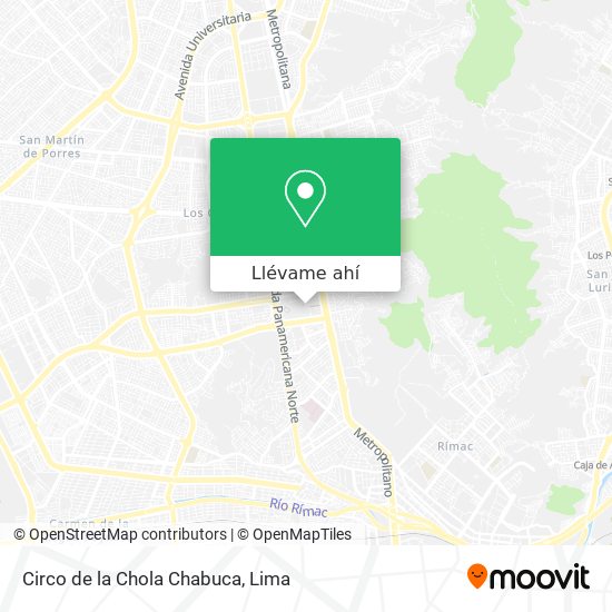Mapa de Circo de la Chola Chabuca