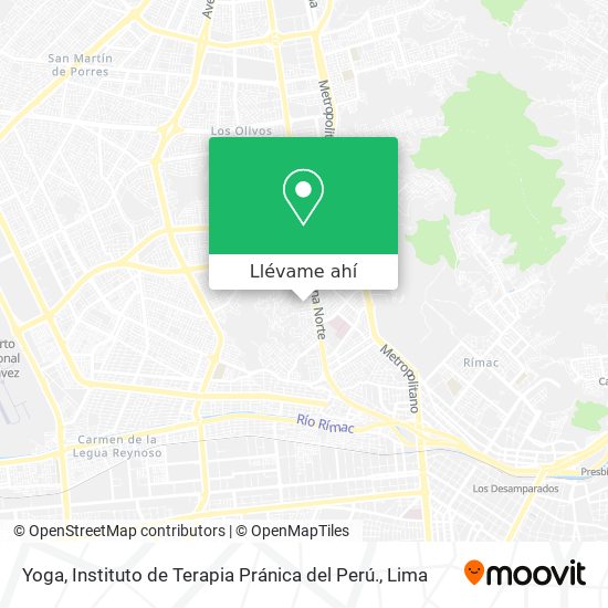 Mapa de Yoga, Instituto de Terapia Pránica del Perú.