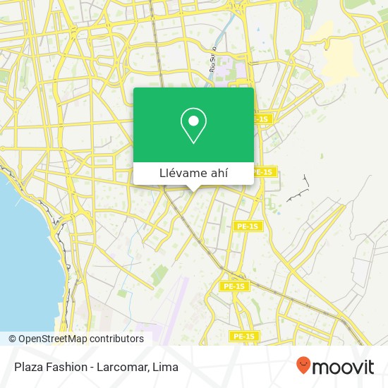 Mapa de Plaza Fashion - Larcomar