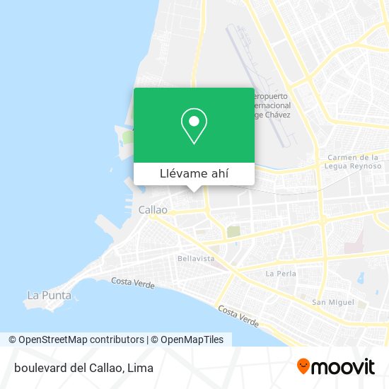 Mapa de boulevard del Callao
