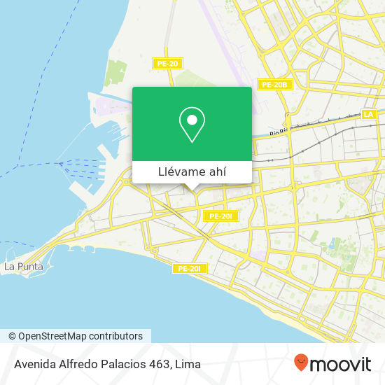 Mapa de Avenida Alfredo Palacios 463