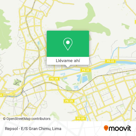 Mapa de Repsol - E/S Gran Chimu