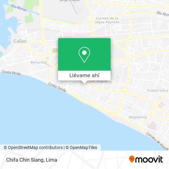 Mapa de Chifa Chin Siang