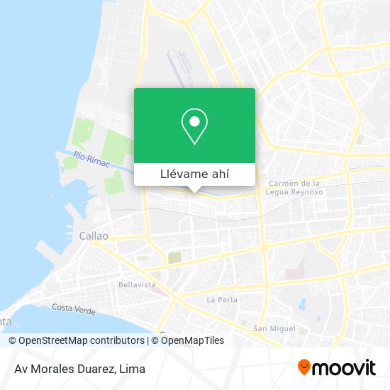Mapa de Av Morales Duarez