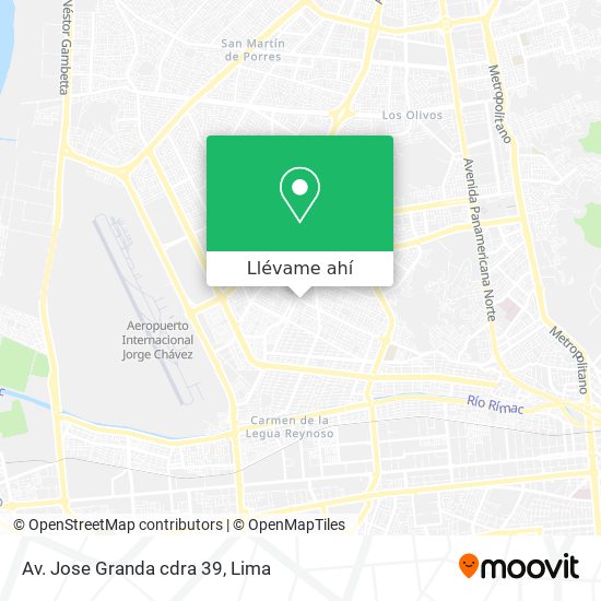Mapa de Av. Jose Granda cdra 39