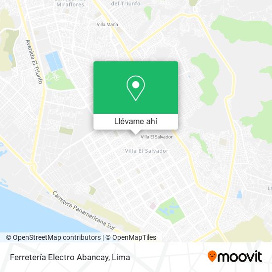 Mapa de Ferretería Electro Abancay