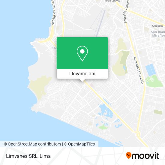 Mapa de Limvanes SRL