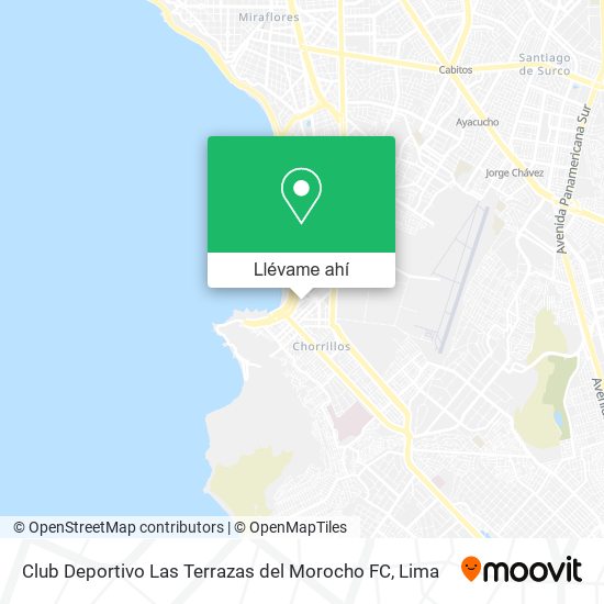 Mapa de Club Deportivo Las Terrazas del Morocho FC
