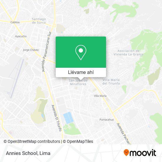 Mapa de Annies School