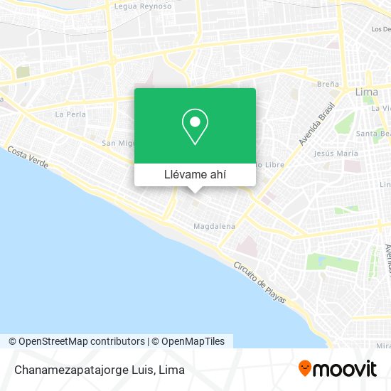 Mapa de Chanamezapatajorge Luis