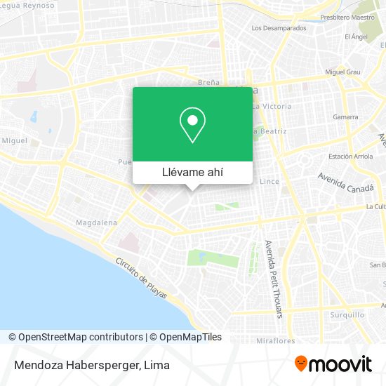 Mapa de Mendoza Habersperger