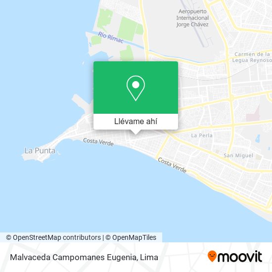 Mapa de Malvaceda Campomanes Eugenia