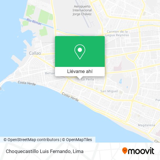 Mapa de Choquecastillo Luis Fernando