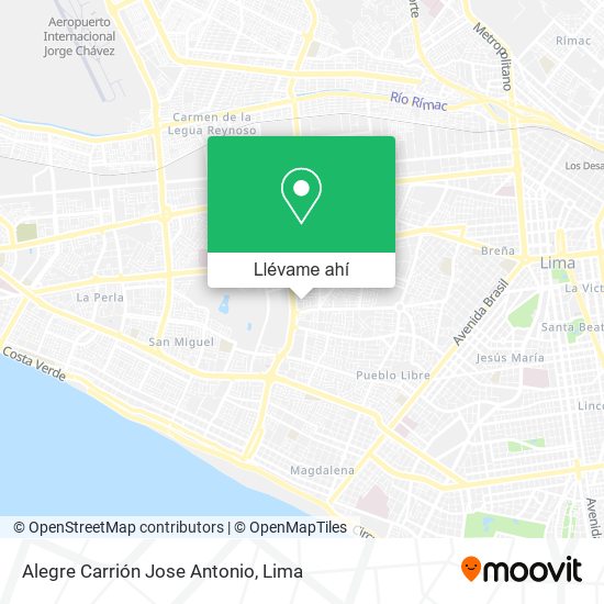 Mapa de Alegre Carrión Jose Antonio