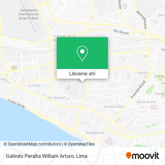 Mapa de Galindo Peralta William Arturo