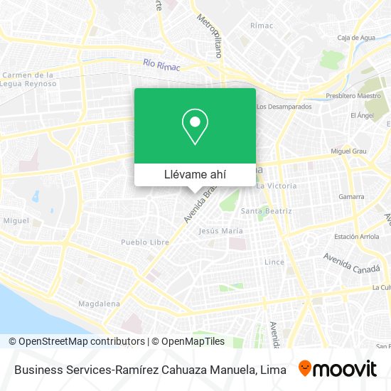 Mapa de Business Services-Ramírez Cahuaza Manuela