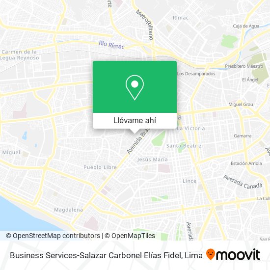 Mapa de Business Services-Salazar Carbonel Elías Fidel