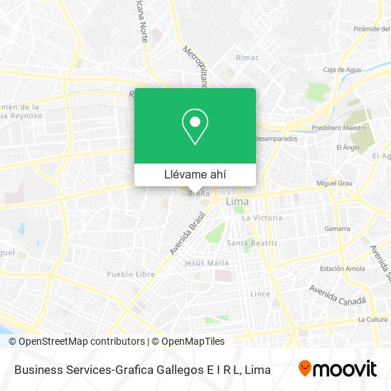 Mapa de Business Services-Grafica Gallegos E I R L