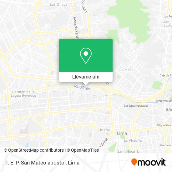 Mapa de I. E. P. San Mateo apóstol