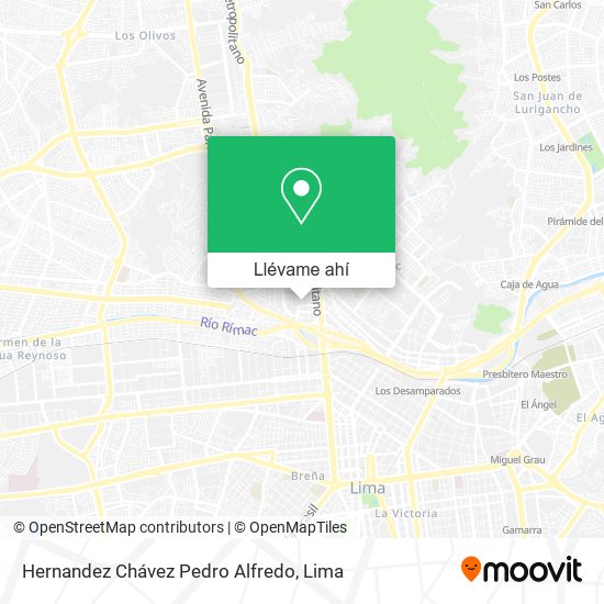 Mapa de Hernandez Chávez Pedro Alfredo