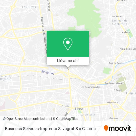 Mapa de Business Services-Imprenta Silvagraf S a C