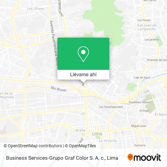 Mapa de Business Services-Grupo Graf Color S. A. c.