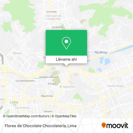 Mapa de Flores de Chocolate-Chocolatería