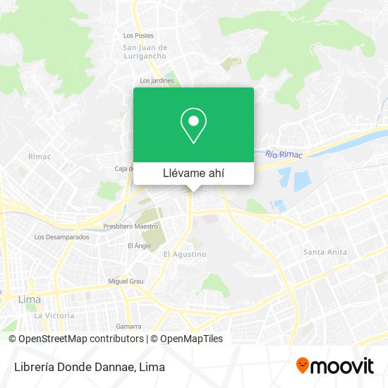 Mapa de Librería Donde Dannae